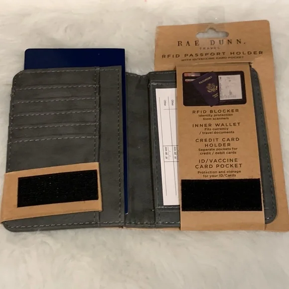 Rae Dunn RFID Passport Holder - Picture 3 of 5